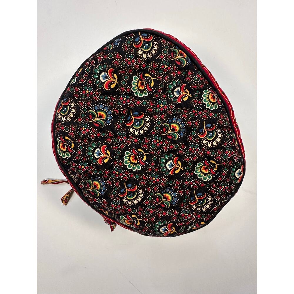 Vintage Y2K Vera Bradley Paisley Cotton Travel Toiletries Zipper Case - Picture 4 of 8